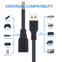 Cable de Extensión USB 3.0...