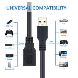 USB 2.0延长线 5M