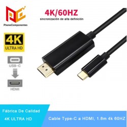 Cable Type-C a HDMI 4K 60H...