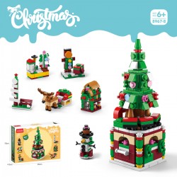 益智DIY积木玩具 圣诞树 (332颗粒/Pcs,兼容乐高)