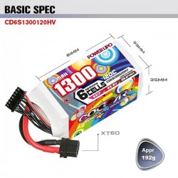 鹰氪高性能航模锂电池 Li-Po 6s 1300mah...