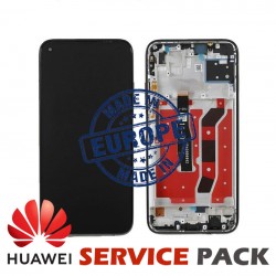 华为 Huawei P40 Lite 总成 黑色 带框...