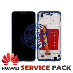 华为 Huawei P20 Lite 总成 蓝色 带框...