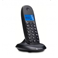 Motorola C1001CB+ 无线座机电话 黑色