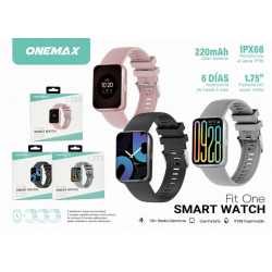 ONEMAX Fit One 智能手表 黑色 (含3条表带)